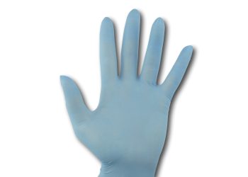 Rękawice nitrylowe bezpudrowe, niebieskie (op. 100 szt.) 